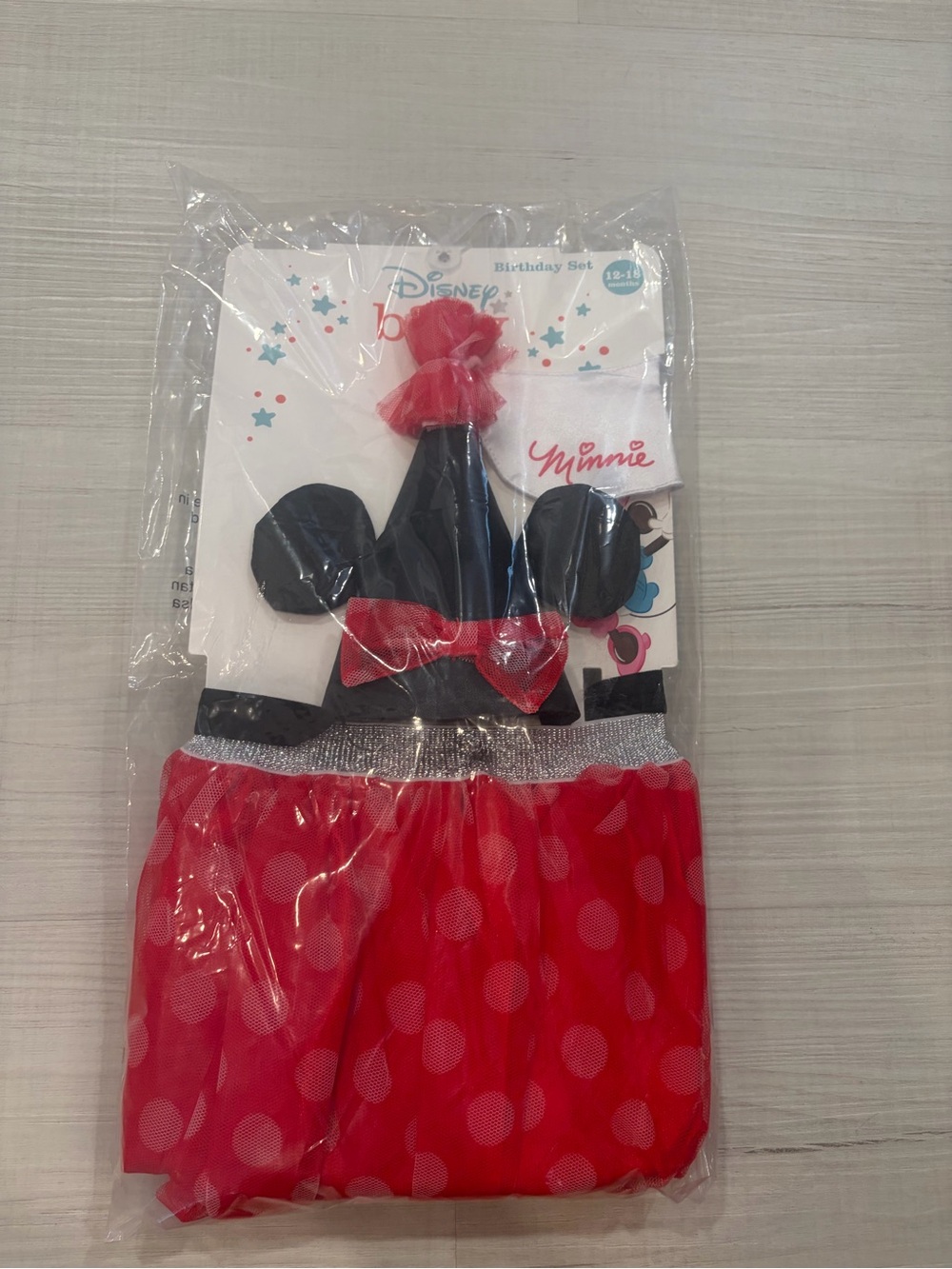 Disney Minnie Mouse Red and Black Polka Dot Costume Set
